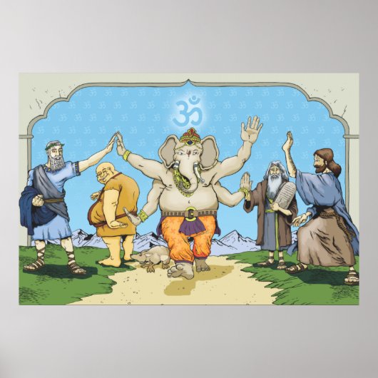 POSTER GANESH ET AMIS (Devant)