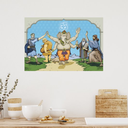 POSTER GANESH ET AMIS (Cuisine)