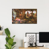 Poster Ganesh Leela - Before Ganesh got his elephant head (Bureau à domicile)