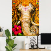 Poster Ganesha (Bureau à domicile)