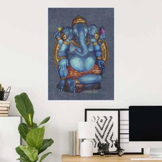 Poster Ganesha (Bureau à domicile)