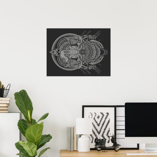 Poster Ganesha (Bureau à domicile)