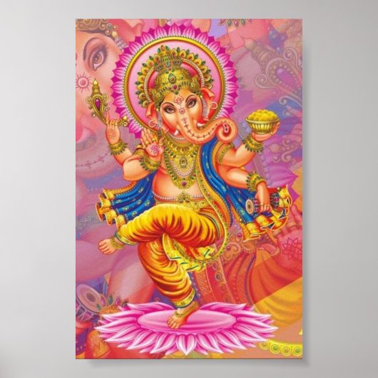 Poster Ganesha Diosa Elefante (Devant)