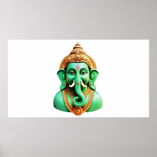 Poster Ganesha : Remover divin des obstacles (Devant)