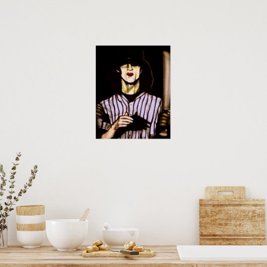 Poster gang de furies de baseball (Cuisine)