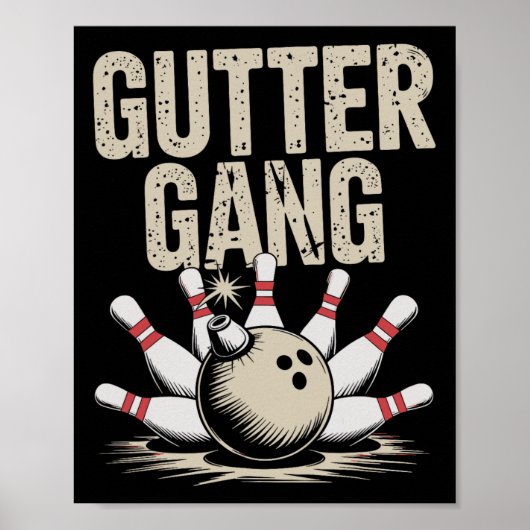 Poster Gang des gouttières Bowling 1 (Devant)
