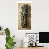 Poster Ganga, goddess who personifies the sacred river ga (Bureau à domicile)