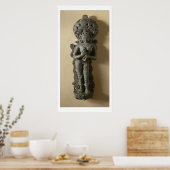 Poster Ganga, goddess who personifies the sacred river ga (Cuisine)