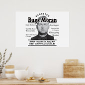 Poster Gangster Bugs Moran (Cuisine)