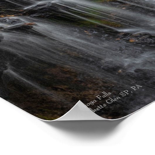 Poster Ganoga Falls 11"x14" (Coin)