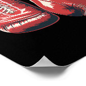 Poster Gants de boxe Combat Sport Boxe Étudiant (Coin)