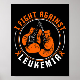 Poster Gants de boxe de soutien et de sensibilisation à l