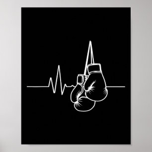 Poster Gants De Boxe Et Coeur