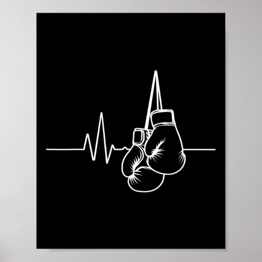 Poster Gants De Boxe Et Coeur (Devant)