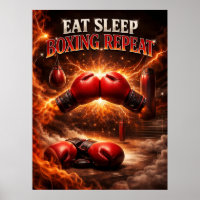 Gants de boxe feu fureur