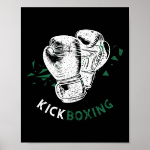 Poster Gants de boxe kickboxing
