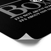 Poster Gants de boxe, Né pour combattre (Coin)