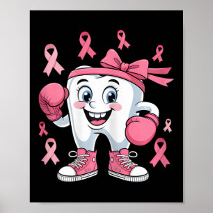 Poster Gants de boxe pour dents mignonnes Sensibilisation