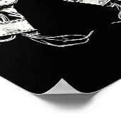 Poster Gants de boxe Silhouette (Coin)