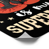 Poster Gants de boxe superpuissance Boxeur Kickboxer Kick (Coin)