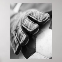 Gants de gardien de but de football Portrait Gros