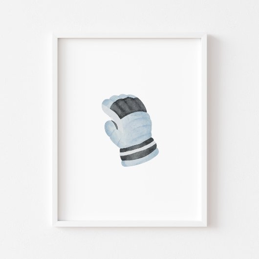 Poster Gants de hockey sur glace