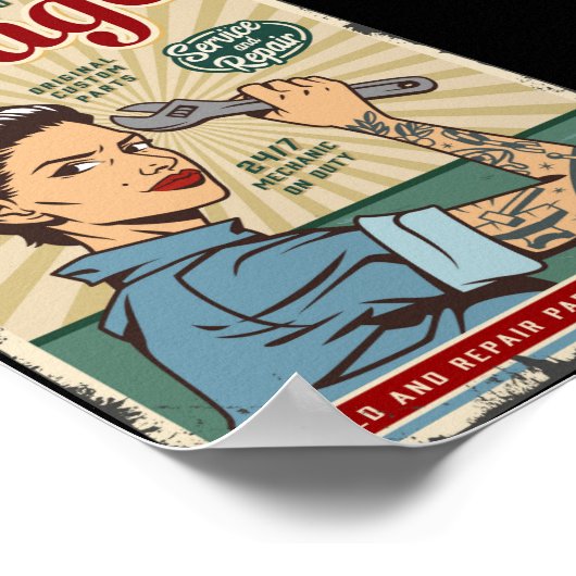 Poster Garage (Coin)