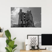 Poster Garage du château (Bureau à domicile)