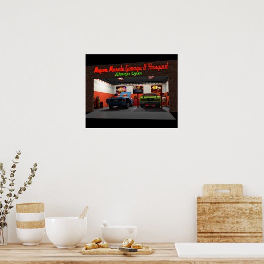 Poster Garage Mopar (Cuisine)