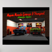 Poster Garage Mopar (Devant)