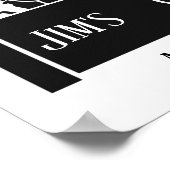 Poster Garage personnalisé (Coin)