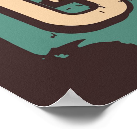 Poster garage retro vintage (Coin)