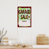 Poster GARAGE-VERKOOP (Keuken)