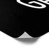 Poster Garb-old Funny Trash Can Pun Dark BG (Coin)