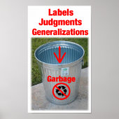 Poster Garbage (Devant)