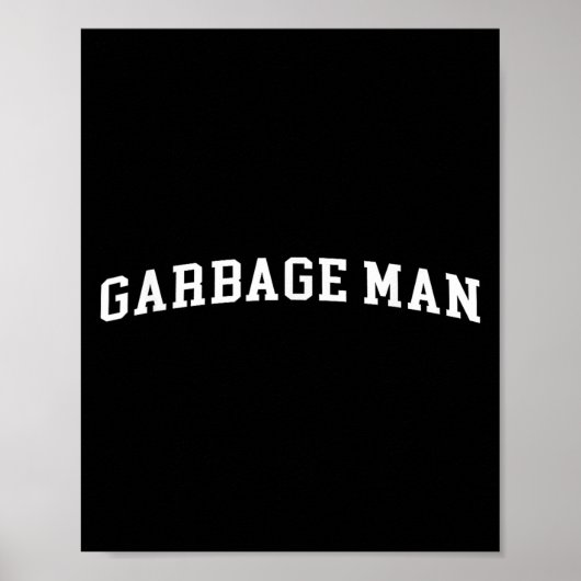 Poster Garbage Man  (Devant)
