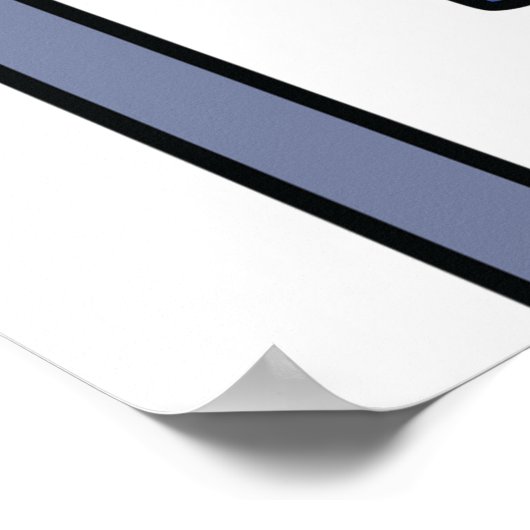 Poster Garçon au passage piéton avec le signal rouge Stop (Coin)