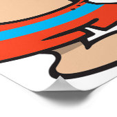 Poster Garçon avec pistolet à eau Été Amusement (Coin)