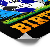 Poster Garçon de 9 ans C'est mon 9ème anniversaire Thème  (Coin)