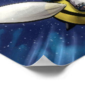 Poster Garçon et abeille (Coin)