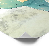 Poster Garçon Et Dinosaure Ami Nursery Wall Art (Coin)