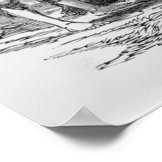 Poster Garçon et fille à Cahera (Coin)