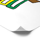 Poster Garçon intelligent parce que je lis (Coin)