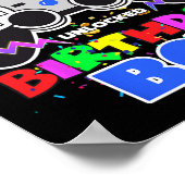 Poster Garçon niveau 7 déverrouillé jeu vidéo 7e annivers (Coin)