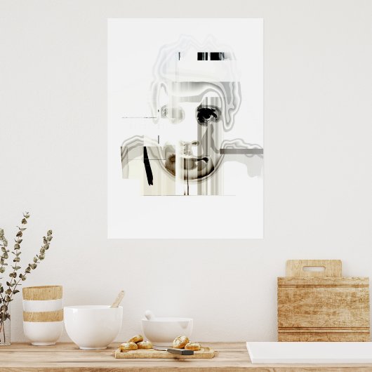 Poster garçon non dessiné (Cuisine)