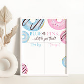 Poster Garçon ou fille que nous ne connaissons pas le gen