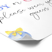 Poster Garçon ou fille s'il vous plaît porter votre devin (Coin)