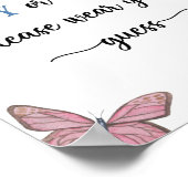 Poster Garçon ou fille s'il vous plaît porter votre devis (Coin)