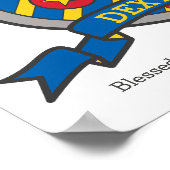 Poster Garçon prénommé Dexter signification blason d'héra (Coin)