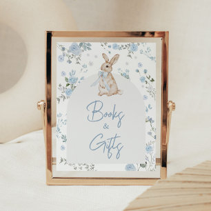 Poster Garçon Quelques Baby showers Bunny Livres et Cadea